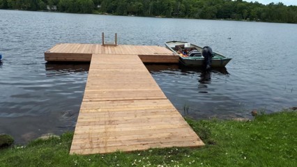 10ft x 24ft Floating Pontoon Dock in Kawartha's.jpg